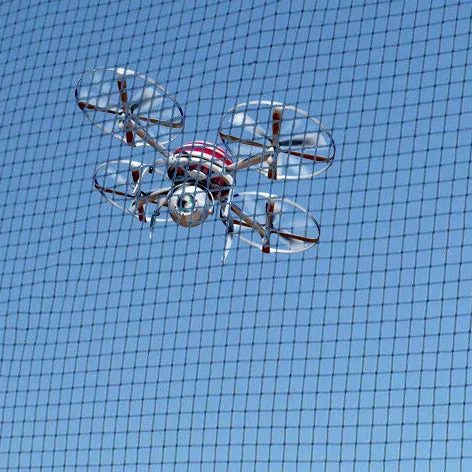 Industrial site with anti-drone net for wholesale installation example