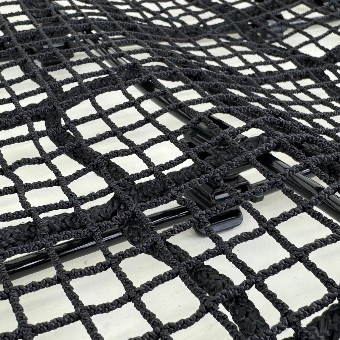 Galvanized steel rope mesh anti-drone net in outdoor installation